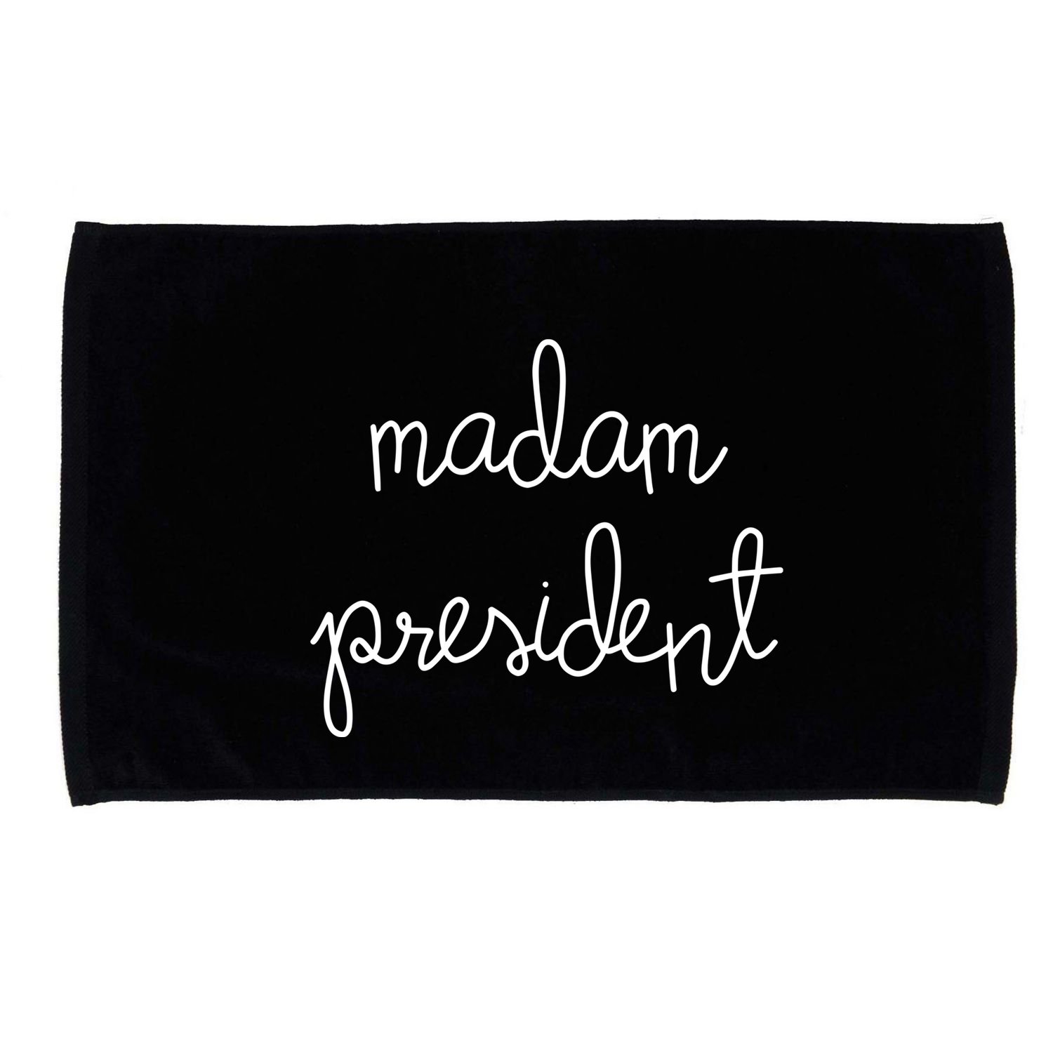 Sharon Stone Wearing Madam President Limited Microfiber Hand Towel