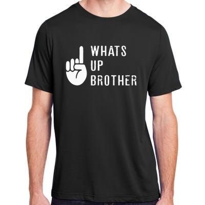 Sketch Streamer Whats Up Brother Adult ChromaSoft Performance T-Shirt