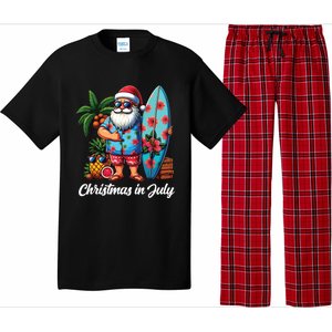 Santa Sunglasses Xmas Beach Tropical Christmas In July Pajama Set