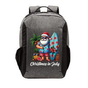 Santa Sunglasses Xmas Beach Tropical Christmas In July Vector Backpack