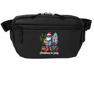 Santa Sunglasses Xmas Beach Tropical Christmas In July Crossbody Pack