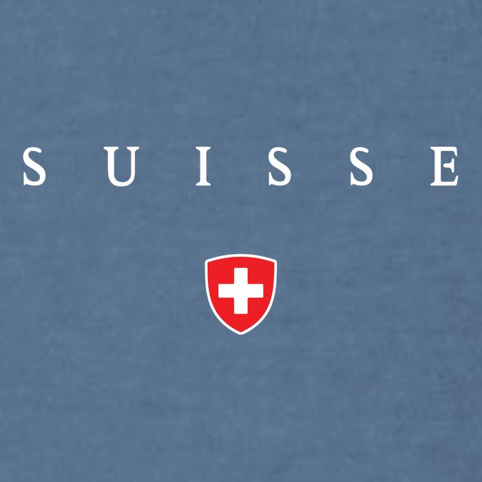 Switzerland Suisse Xo4u Original Garment-Dyed Sweatshirt