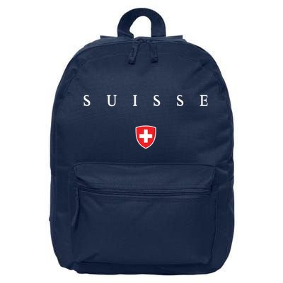 Switzerland Suisse Xo4u Original 16 in Basic Backpack