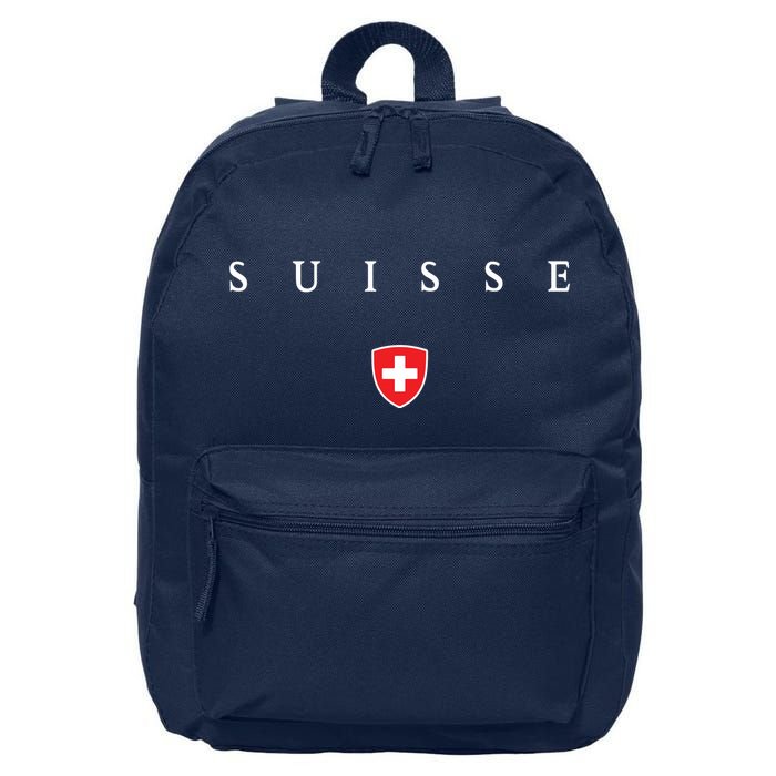 Switzerland Suisse Xo4u Original 16 in Basic Backpack