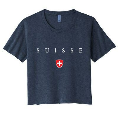 Switzerland Suisse Xo4u Original Crop Top