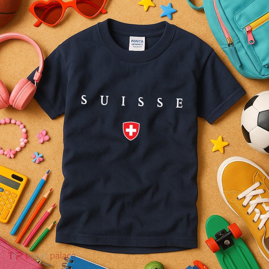Switzerland Suisse Xo4u Original Kids T-Shirt