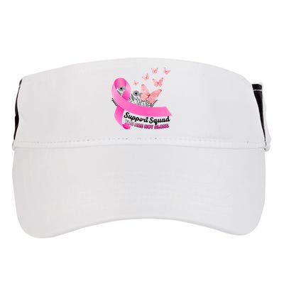 Support Squad You Are Not Alone Breast Cancer Butterfly Ribbon Adult Drive Performance Visor
