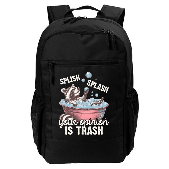 Splish Splash You Opinion Is Trash Funny Skunk Backpack