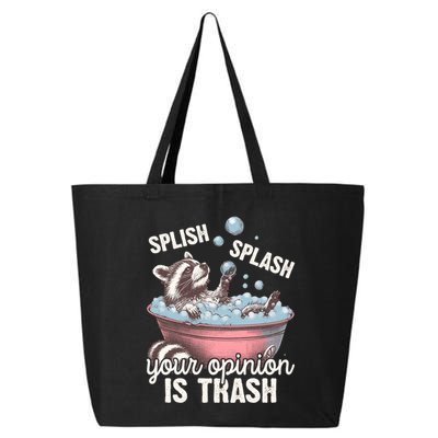 Splish Splash You Opinion Is Trash Funny Skunk 25L Jumbo Tote