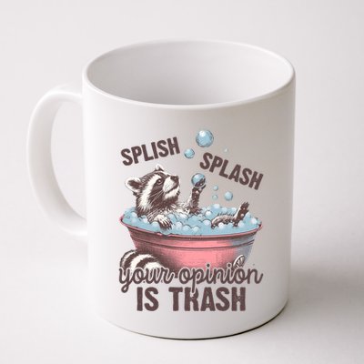 Splish Splash You Opinion Is Trash Funny Skunk Mug