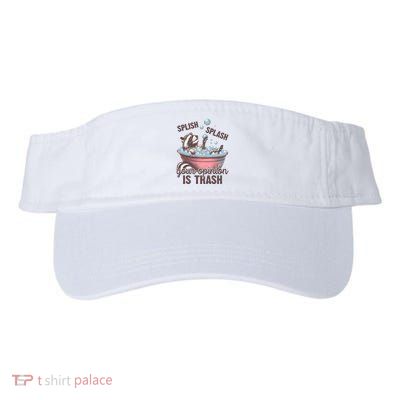 Splish Splash You Opinion Is Trash Funny Skunk Visor