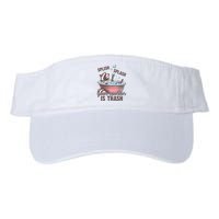 Splish Splash You Opinion Is Trash Funny Skunk Visor