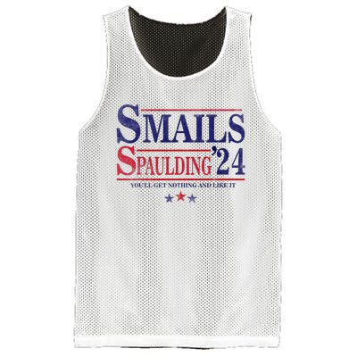 Smails Spaulding24 YouLl Get Nothing And Like It Apparel Mesh Reversible Basketball Jersey Tank