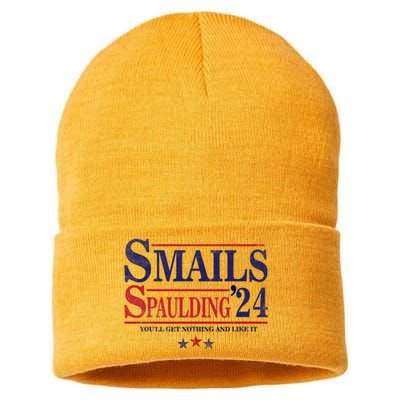 Smails Spaulding24 YouLl Get Nothing And Like It Apparel Sustainable Knit Beanie