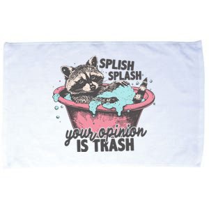 Splish Splash Your Opinion Is Trash Microfiber Hand Towel