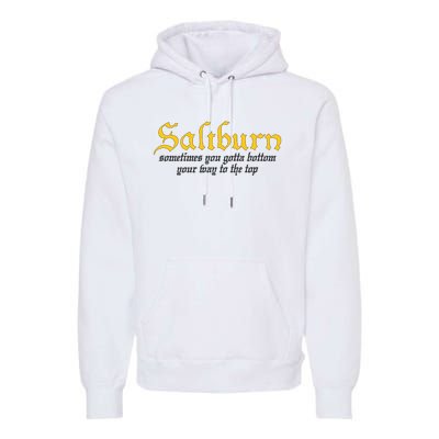 Saltburn Sometimes You Gotta Bottom Your Way To The Top Premium Hoodie