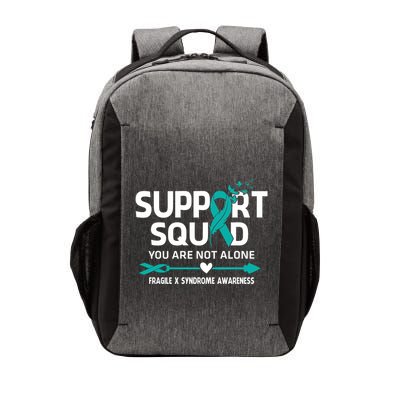 Support Squad You Are Not Alone Fragile X Syndrome Awareness Gift Vector Backpack