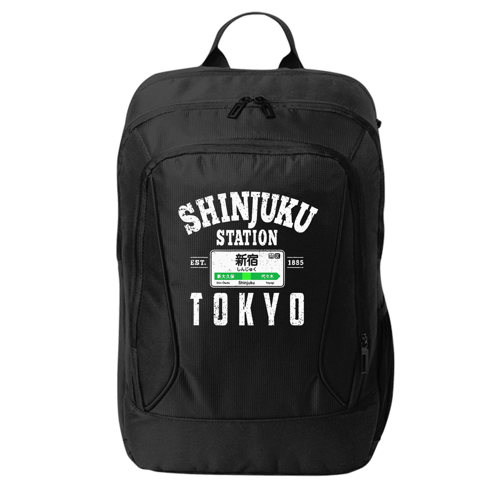 Shinjuku Station Yamanote Line Tokyo Japan Japanese Kanji City Backpack