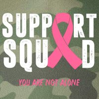 Support Squad You Are Not Alone Cancer Legacy Tie Dye Trucker Hat