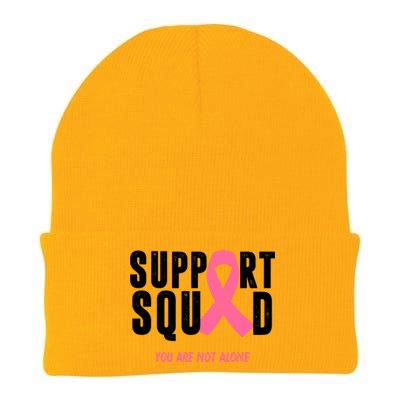 Support Squad You Are Not Alone Cancer Knit Cap Winter Beanie