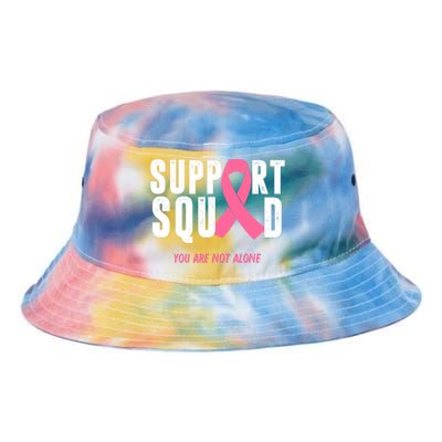 Support Squad You Are Not Alone Cancer Tie Dye Newport Bucket Hat