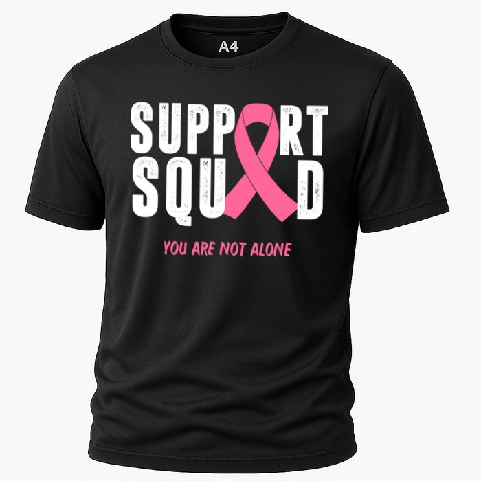 Support Squad You Are Not Alone Cancer Cooling Performance Crew T-Shirt