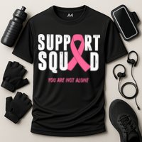 Support Squad You Are Not Alone Cancer Cooling Performance Crew T-Shirt
