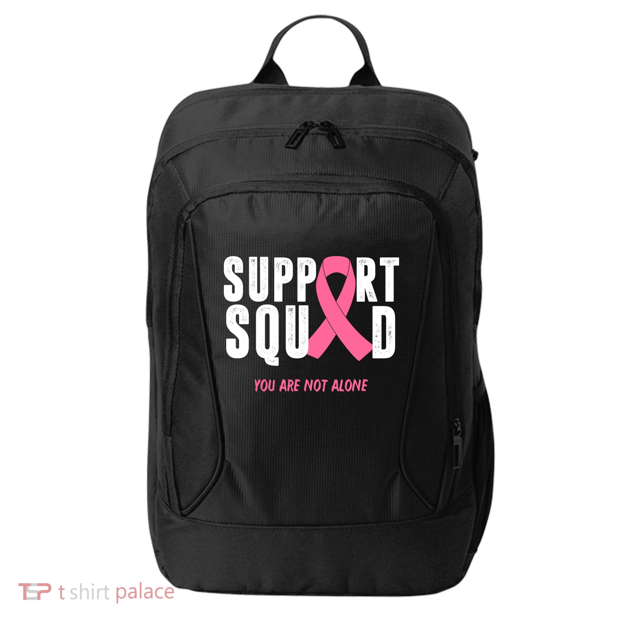 Support Squad You Are Not Alone Cancer City Backpack