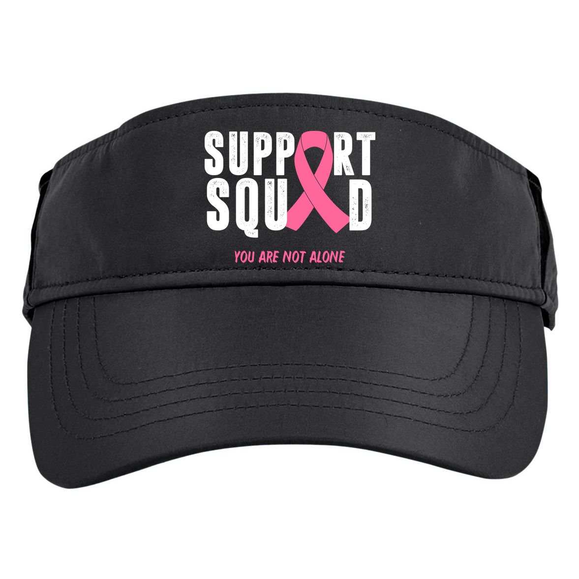 Support Squad You Are Not Alone Cancer Adult Drive Performance Visor