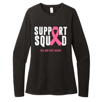 Support Squad You Are Not Alone Cancer Womens CVC Long Sleeve Shirt