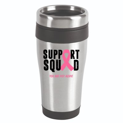 Support Squad You Are Not Alone Cancer 16oz Travel Tumbler