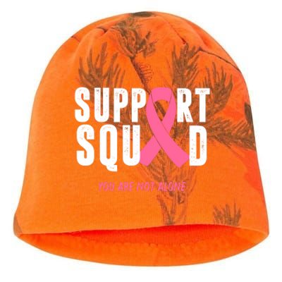 Support Squad You Are Not Alone Cancer Kati - Camo Knit Beanie