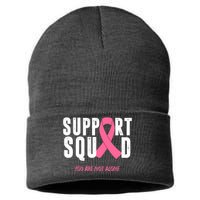 Support Squad You Are Not Alone Cancer Sustainable Knit Beanie