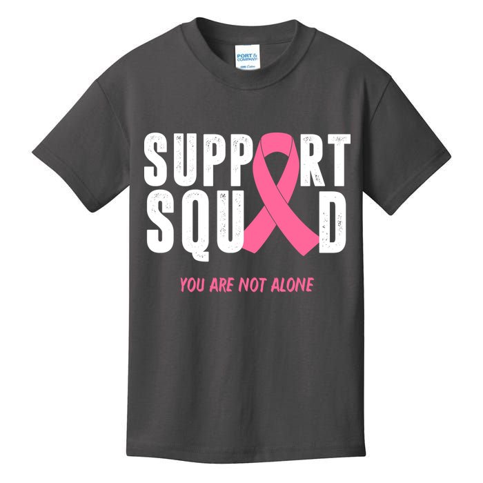 Support Squad You Are Not Alone Cancer Kids T-Shirt