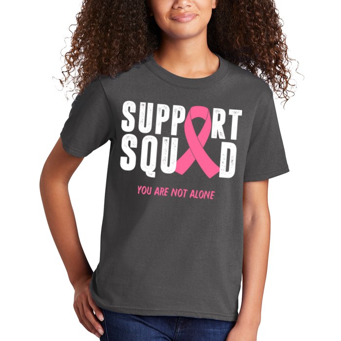 Support Squad You Are Not Alone Cancer Kids T-Shirt