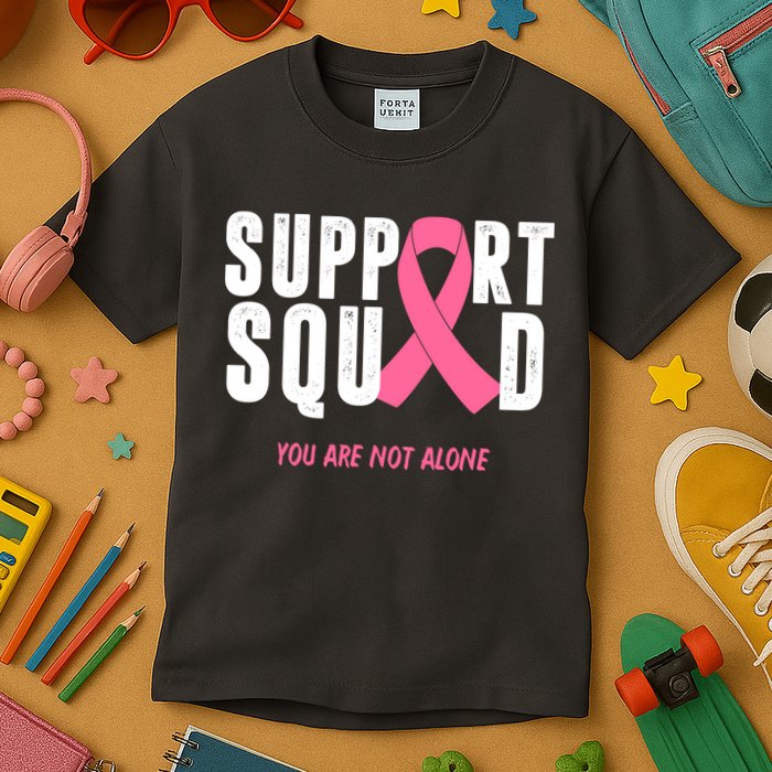 Support Squad You Are Not Alone Cancer Kids T-Shirt