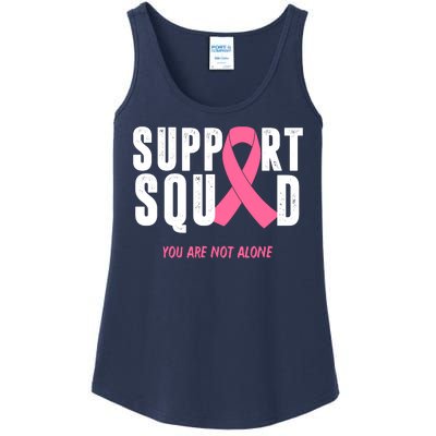 Support Squad You Are Not Alone Cancer Ladies Essential Tank