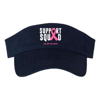 Support Squad You Are Not Alone Cancer Valucap Bio-Washed Visor