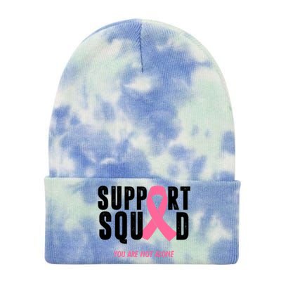 Support Squad You Are Not Alone Cancer Tie Dye 12in Knit Beanie