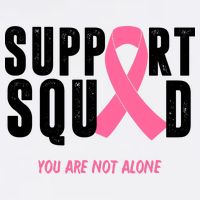 Support Squad You Are Not Alone Cancer Garment-Dyed Sweatshirt