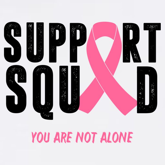 Support Squad You Are Not Alone Cancer Garment-Dyed Sweatshirt
