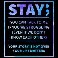 Stay Semicolon Your Life Matters Suicide Prevention Awareness Bucket Hat