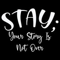 Stay Semicolon Your Story Is Not Over Suicide Prevention Awareness City Backpack