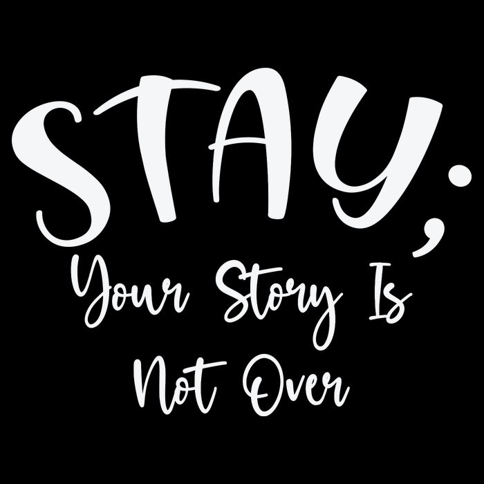 Stay Semicolon Your Story Is Not Over Suicide Prevention Awareness City Backpack
