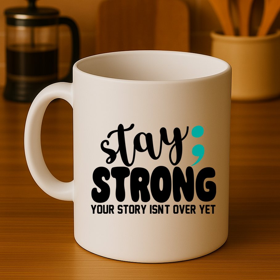Stay Strong Your Story Isnt Over Yet Suicide Prevention Mug