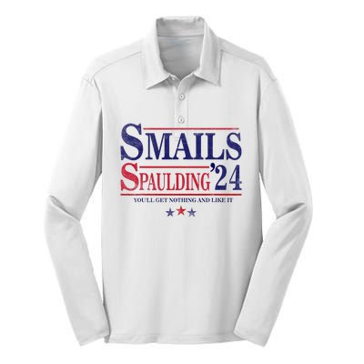 Smails Spaulding24 YouLl Get Nothing And Like It Silk Touch Performance Long Sleeve Polo