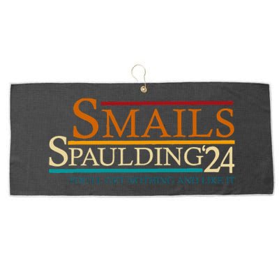 Smails Spaulding24 YouLl Get Nothing And Like It Large Microfiber Waffle Golf Towel