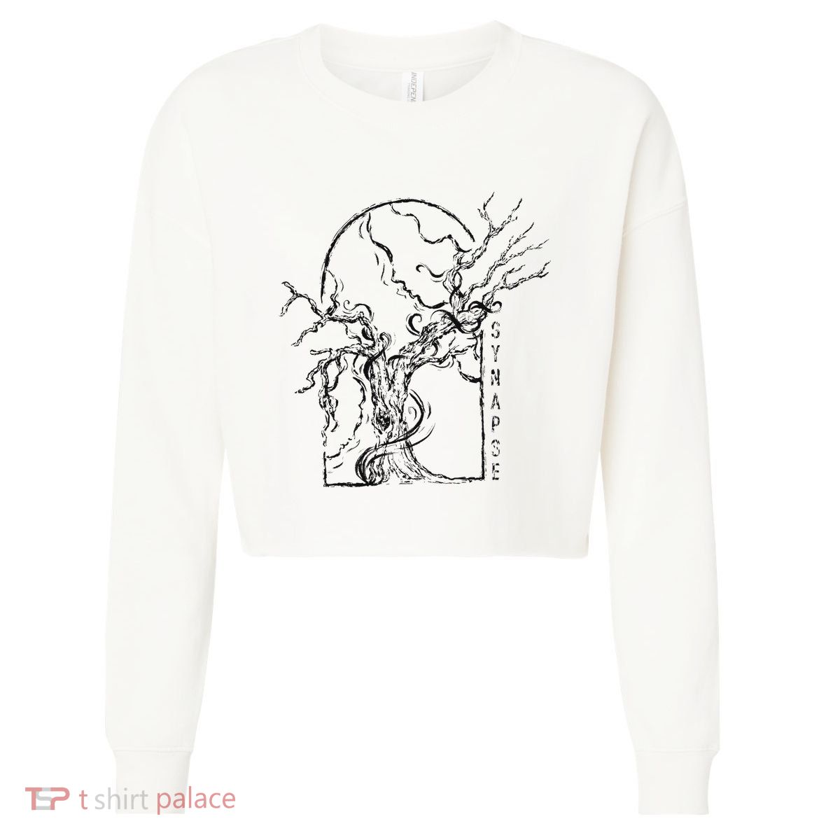 Synapse Cropped Pullover Crew