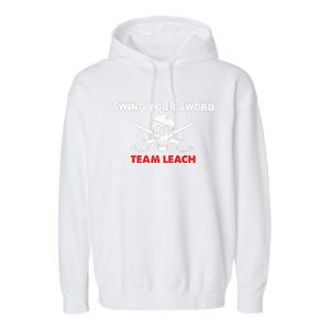 Skull Swing Your Sword Team Leach Garment-Dyed Fleece Hoodie