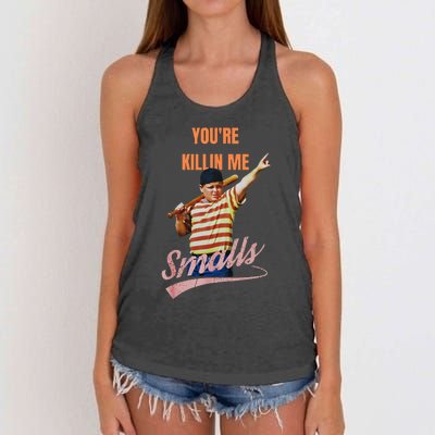 Sarcastic Saying Youre Killing Me Smalls Women's Knotted Racerback Tank